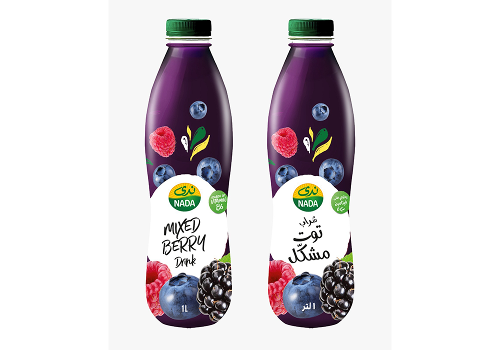 عصير ندى طبيعي  نكهة التوت المشكل * 12 قطعة