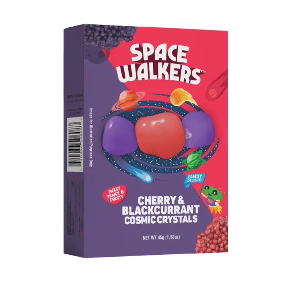 بلورات صلبة حامضة بنكهة الكرز والكشمش الأسود 