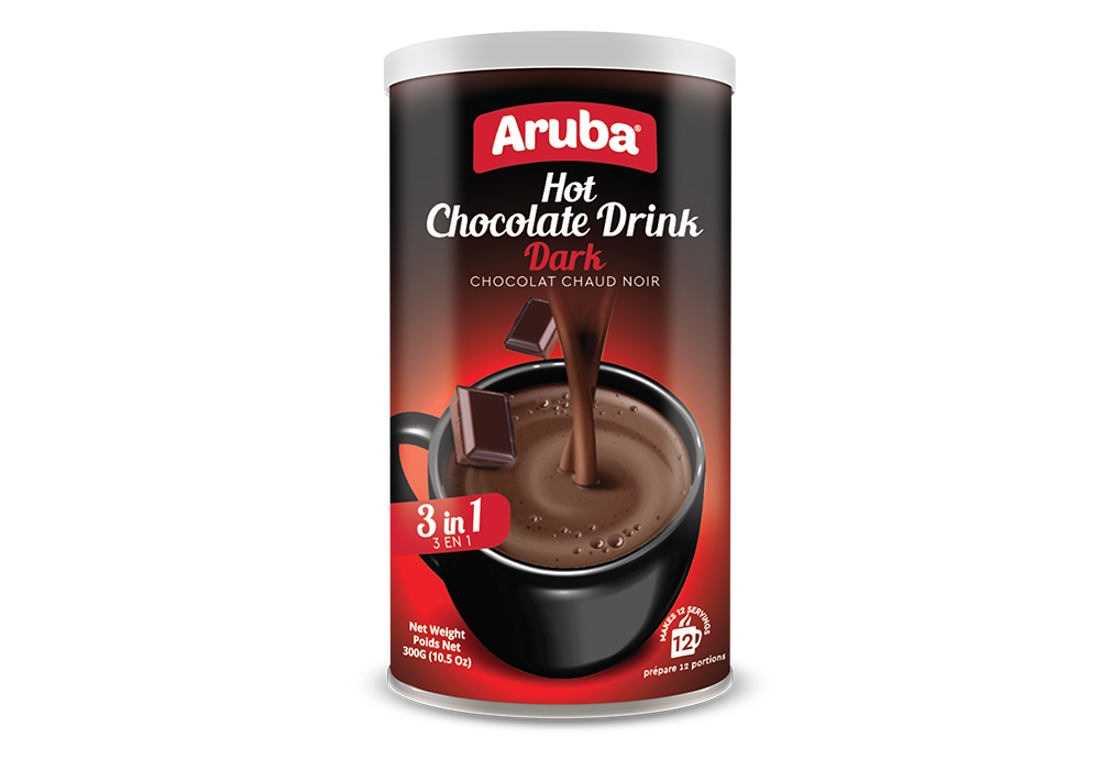 أروبا شراب الشوكولا الساخن (1in3)  (دارك)  *12	
