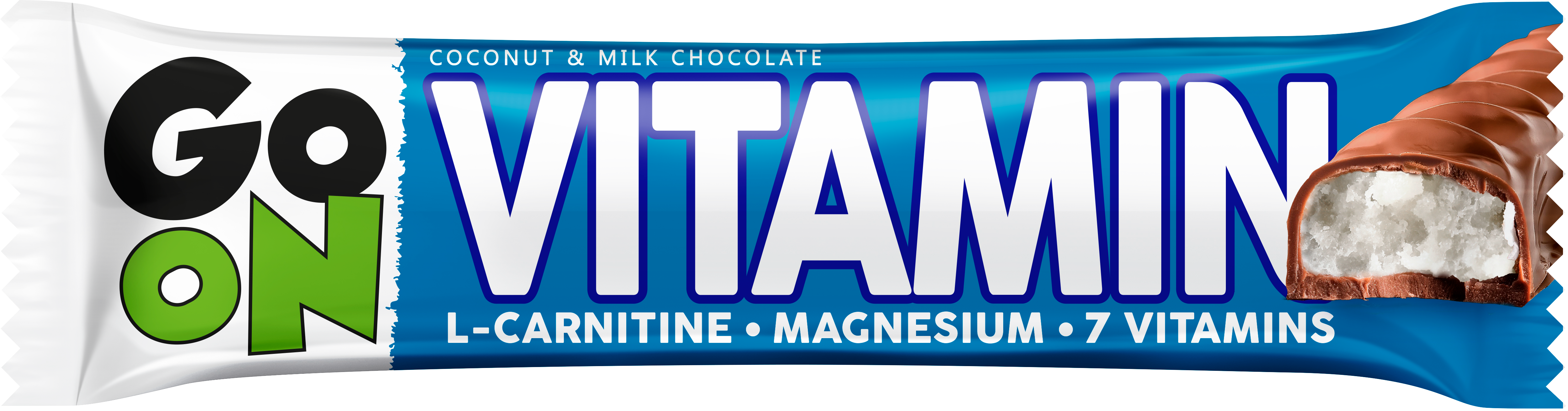 كو اون فيتامين بار حبوب بجوز الهند مع الكرياتين مغطا بشكولا الحليب * 24 قطعة	