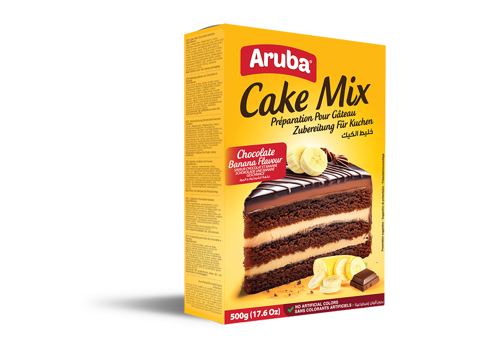 أروبا خليط الكايك بنكهة الشوكولا والموز *12	