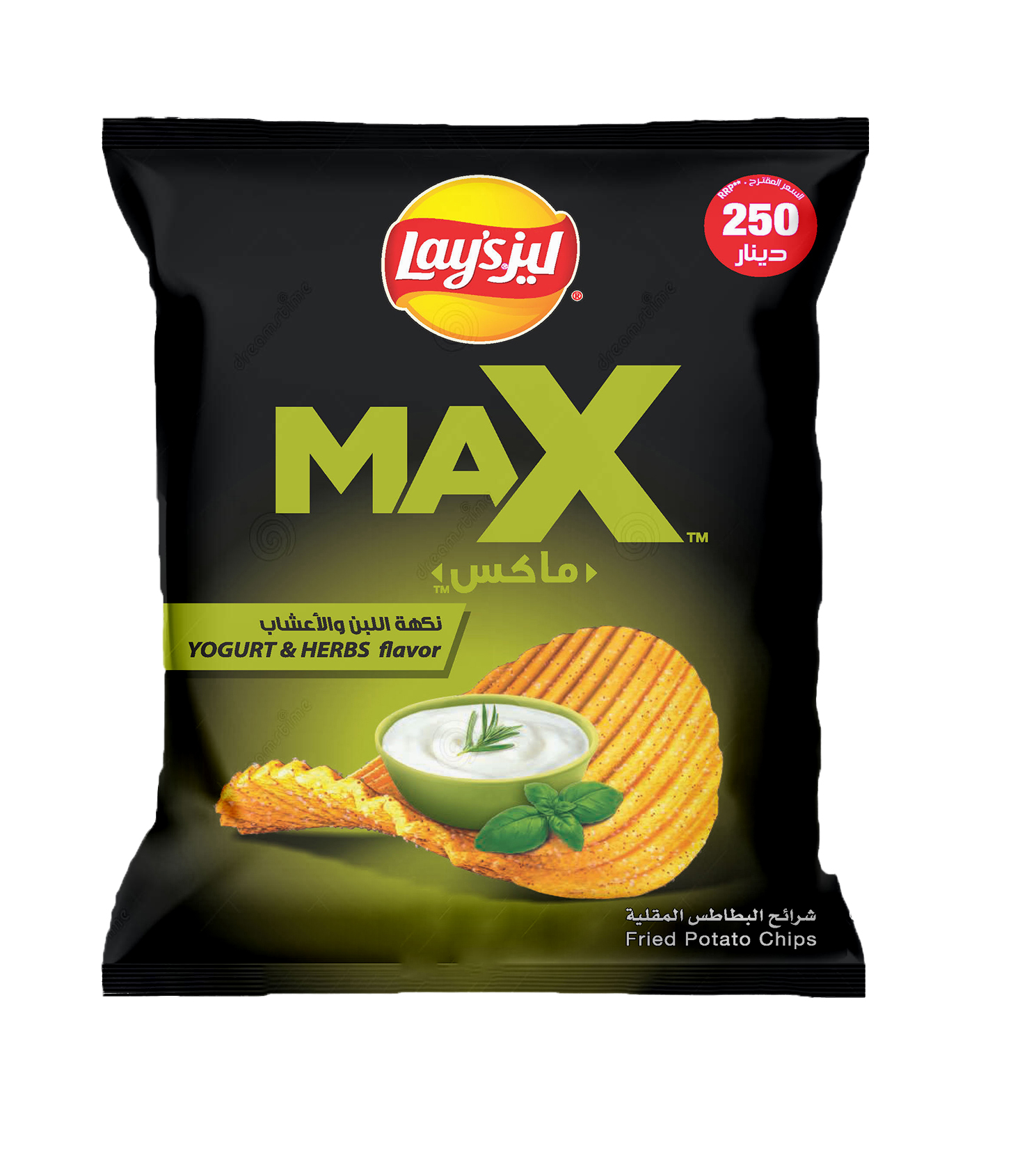 ليز ماكس وسط لبن واعشاب