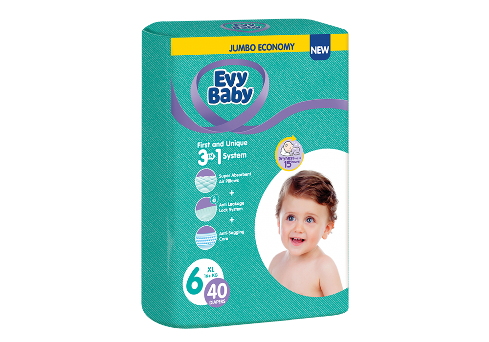 ايفي بيبي BDPR XL جامبو 40 