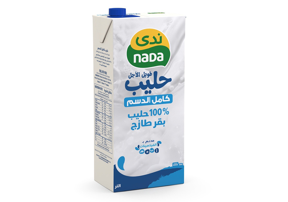 حليب ندى طويل الامد كامل الدسم  * 12 قطعة