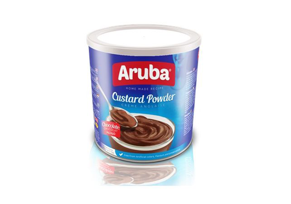 أروبا مسحوق الكاسترد بنكهة الشوكولا تنك*12