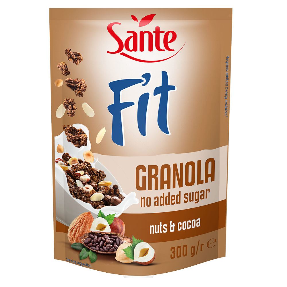 سانتي كرانولا فيت مكسرات مع كاكو * 12 قطعة	