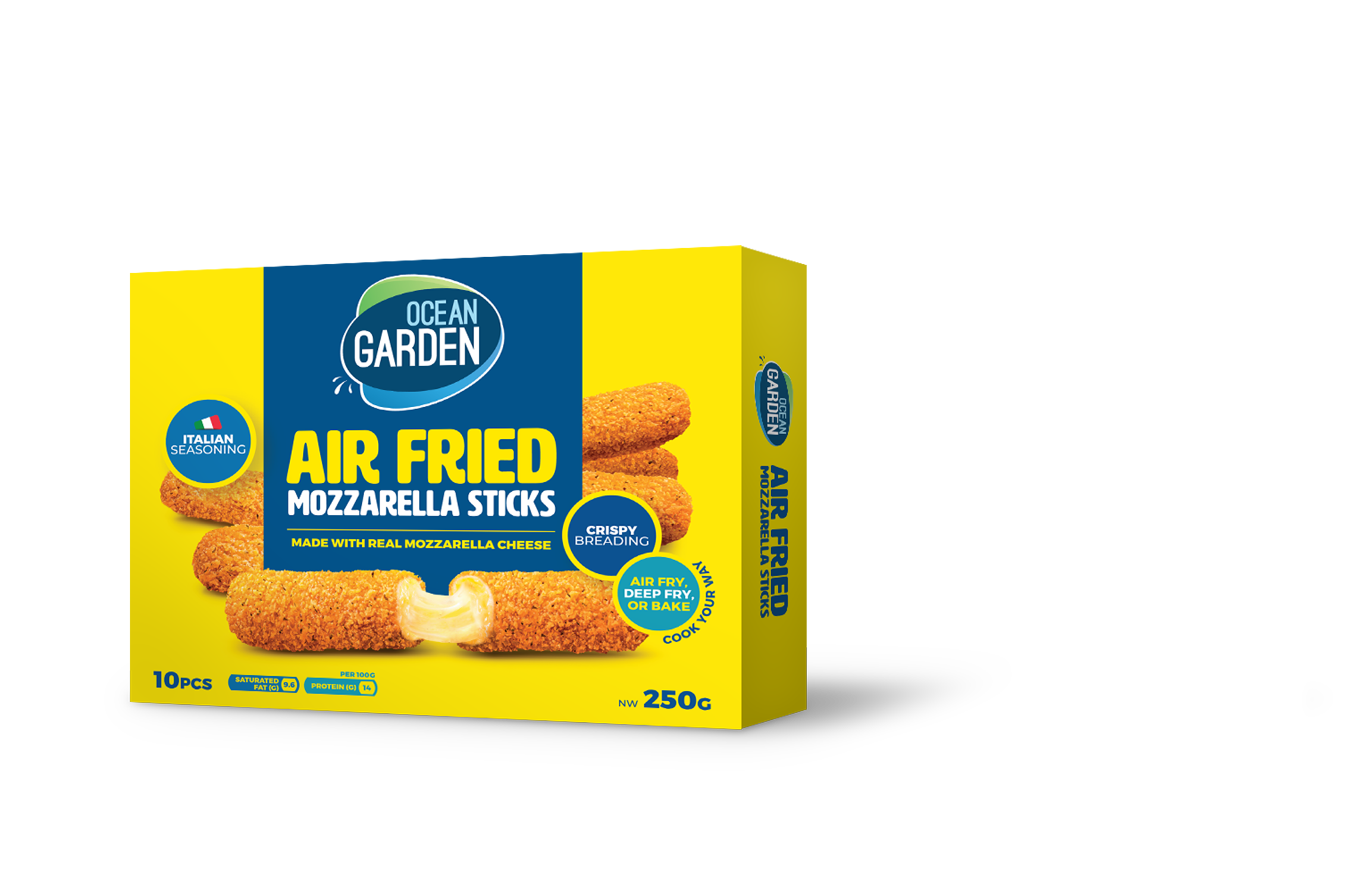 أصابع موزاريلا مقلية 