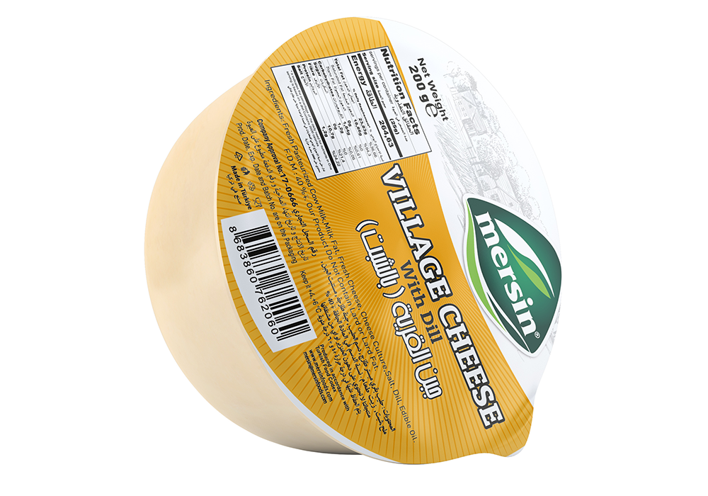 Village Cheese with Dill – 200 g × 18 pcs