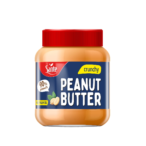 سانتي زبدة الفول السوداني خشنة   * 6 قطع	