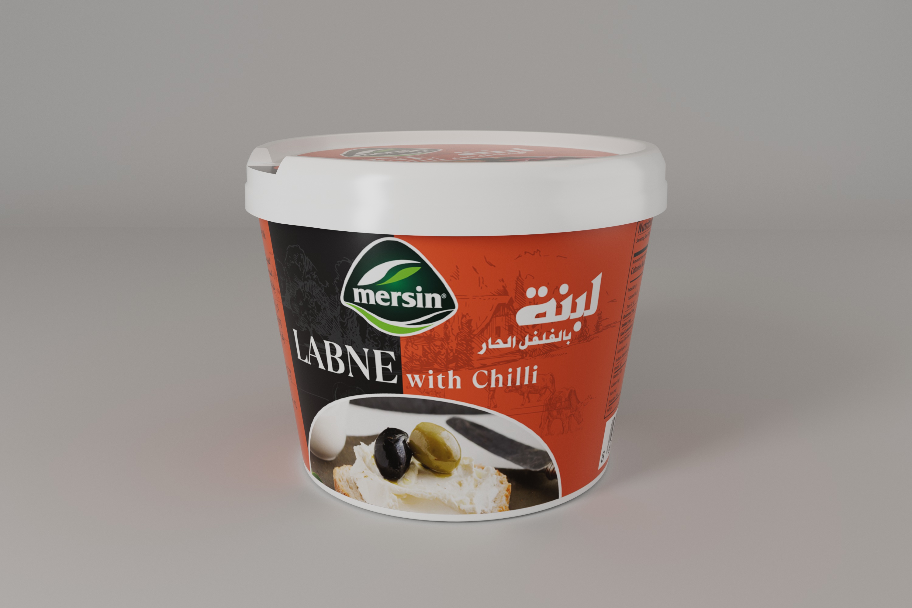لبنة مرسين × 12 قطعة - فلفل حار