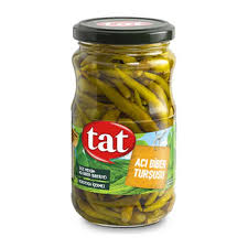 Pickled long chili peppers 