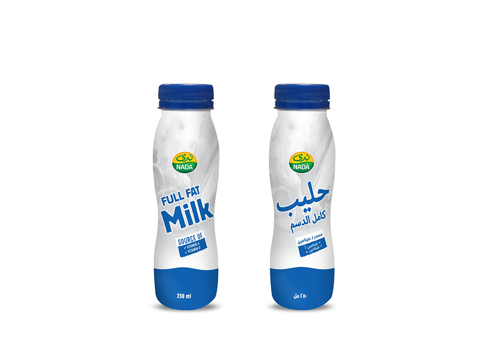 حليب ندى  بلاستيك كامل الدسم  * 24 قطعة		