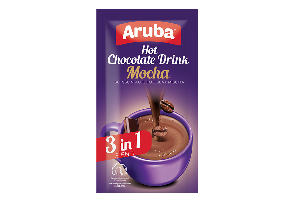أروبا شراب الشوكولا الساخن (1in3) (موكا) *144