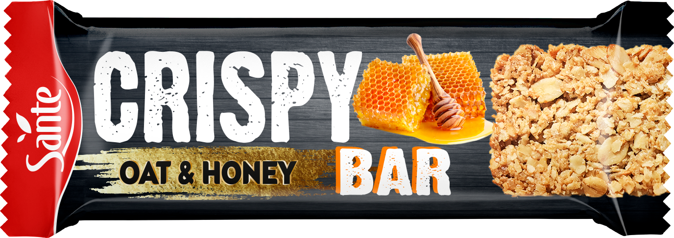 سانتي كرسبي بار جرانولا والعسل* 24 قطعة	