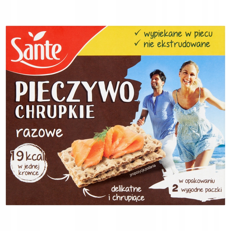 Sante Crispy Brown Flour Bread – 12 pcs
