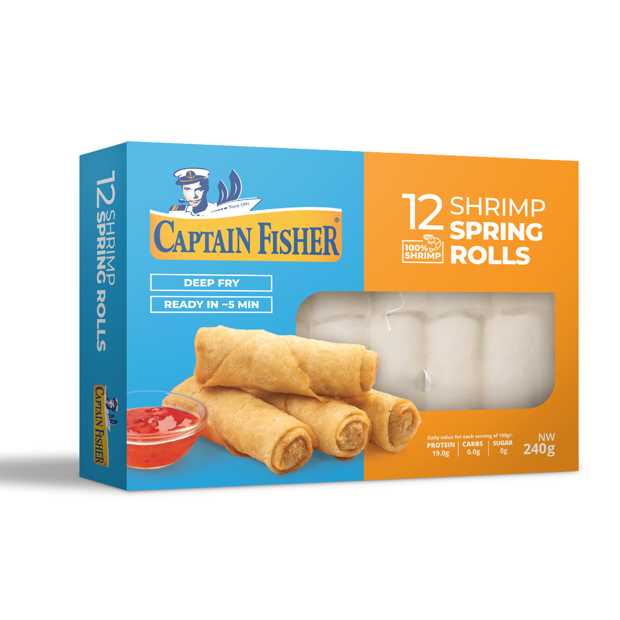 لفائف روبيان